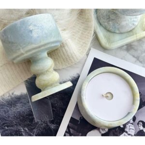Home marble candle